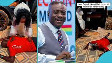 Captain Smart sleeps on the floor to celebrate his mother on her 67th birthday, video stirs reactions