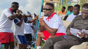 Sarkodie's foundation hosts Brighter Day event in Tema, peeps react
