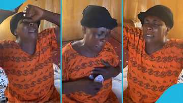 Ghanaian woman weeps after finding her missing GH¢20, emotional video breaks heart
