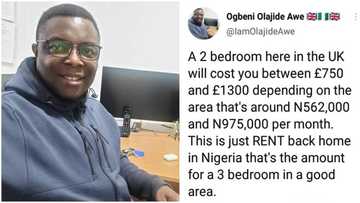 2 bedroom in the UK is from GH₵7k to GH₵13k per month: Man in UK says Africa is better