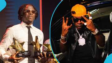 Shatta Wale fails to speak fluent Patois with Jamaicans, peeps compare him to Stonebwoy, videos