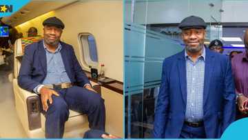 Ga Mantse jets off to UK for Homowo, video of his departure trends