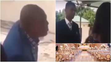Drama ensues during wedding as groom is told to forsake other girlfriends in video
