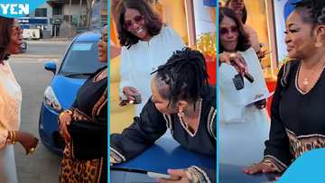 Maame Gold gifts Christiana Awuni a car after actress opens up about her struggles