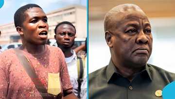 Trained teachers kneel to plead with President Mahama in Kumasi over nine-month salary arrears