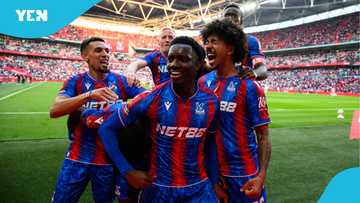 Ghanaian-born English striker wins FA Cup after Crystal Palace beat Man City