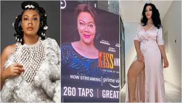 Kiss and Tell: Nadia Buari featured on Times Square Billboard to promote movie; video pops up