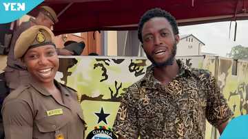 Ghanaian trotro driver reunites with former classmate, now prison officer, in viral video