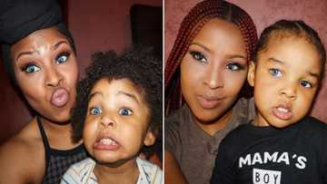 Mom and her son go viral after social media users go gaga over their unique eyes