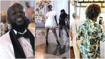 Pretty bride shakes body as she performs for groom at their wedding; video stirs reactions