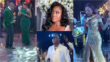 7 videos from the plush wedding reception of Despite's baby mama and Adinkra Pie CEO