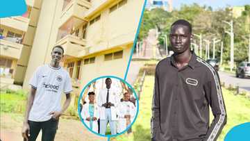 KNUST’s tallest student from South Sudan, Abel Ajak Geu, completes studies in sonography
