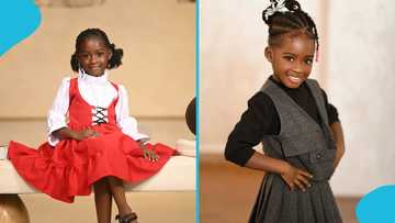 Island Frimpong shows her model side, poses elegantly in sports wear as a brand ambassador