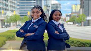 Teenagers become first black females to beat 100 other debaters in competition organised by Harvard University