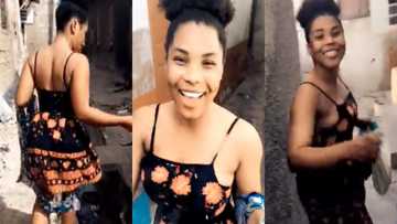 Ghanaian man posts pretty girlfriend who chose him although he lives in a 'ghetto'; video goes viral