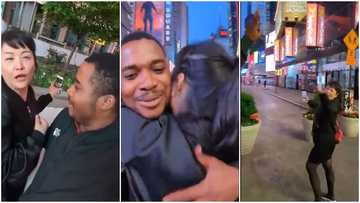 Twene Jonas gets confused as Korean woman calls him handsome in video