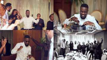 Beautiful photos from the classy 36th birthday party of Sarkodie pop up