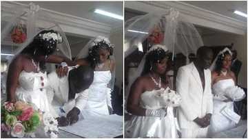 Beautiful photos drop as man married two women on the same day