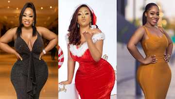 Moesha Buduong flaunts heavy curvy body in new Christmas photo