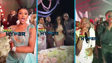 Davido and Chioma sing Stonebwoy's Go Higher word for word at wedding party