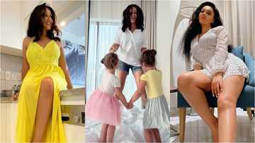 Mom of the year - Fans say as Nadia Buari drops bedroom video having fun with twin daughters