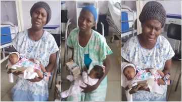 2 New Mums Get Help in Paying GHC10k Bills; Tears of Joy Flow