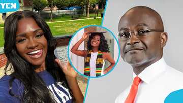 Kennedy Agyapong's lookalike daughter admitted to US varsity to study dentistry (Photos)