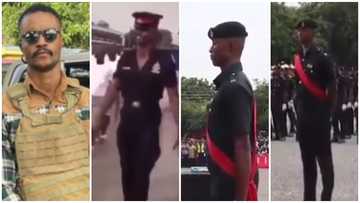 Video that shows Lance Corporal Nyame was an action man for the force pops up