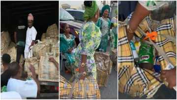 Jaws drop as Lagos party guests receive Ghana Must Go bags filled with expensive items as souvenirs in video