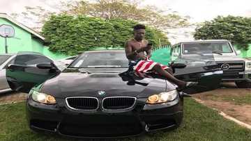 Photo of Shatta Wale's fresh Range Rover he got for 2019 pops up