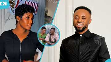 Dramatic moment: Fire Oja's love proposal to Kwaku Manu's girl Charly D gets unexpected response, video drops