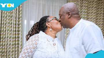 No dulling: Mahama posts birthday message for Lordina at 12:10 am, sparks funny reactions