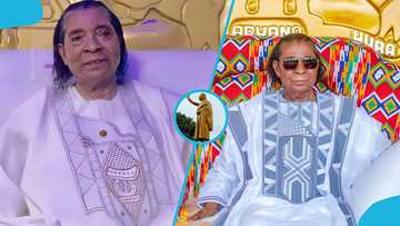 Expensive golden statue of Kantanka mounted at his resting place on first anniversary