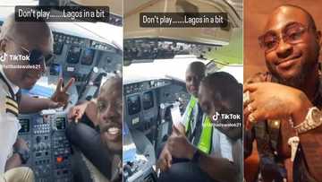 VeryDarkMan flies in Davido's private jet to Lagos, flaunts plush hotel singer paid for his 1year stay