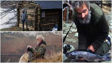 I cried all the way; Man who has been living in the woods with no electricity or running water for 40 years