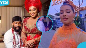 "He doesn't womanise": Peggy Ovire's words at her wedding with Fredrick Leonard have come back to haunt her