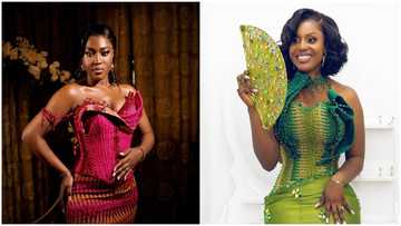 Top 5 Ghanaian brides with elegant kente designs and charming hairstyles in April 2023