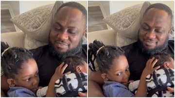 Tracey Boakye: Kumawood actress flaunts beautiful moment of his husband and children in a video