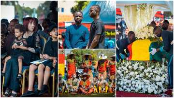 Christian Atsu: Memorable pictures from his state burial held at the State House