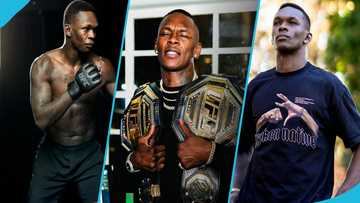 UFC champion Israel Adesanya joins Ghana-Nigeria jollof war: "I lived in Lapaz, Ghana"