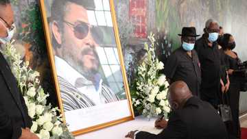 Rawlings to be buried at the military cemetery after drive through principal streets in Accra