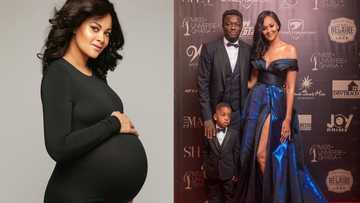 Sulley Muntari' wife shares rare baby bump photo; confirms the birth of their 2nd child