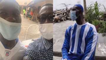 KSM shares emotional photo with bed-ridden actor Emmanuel Armah as he celebrated his 61st b'day