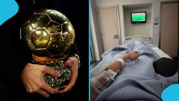 2-time Ballon d'Or winner shares worrying photo in hospital bed
