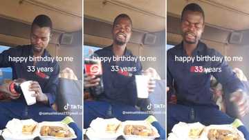 Man celebrates his 33rd birthday alone, video melts hearts of netizens: "Happiness is priceless”