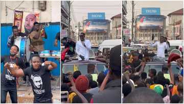 Ei Ghana: Mourners leave funeral grounds to dance and jam with Shatta Wale
