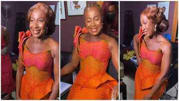 Blackdoncrack: 70-year-old Ghanaian woman in gorgeous corset dress wows netizens