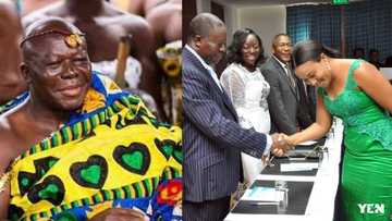 Otumfuo's daughter celebrates his 70th birthday with lovely photos