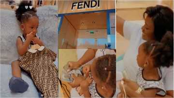 I brag differently - Tracey Boakye says as she blows dollars on daughter at Fendi shop in Dubai; drops video