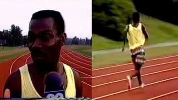 Meet Ghanaian man who's the fastest backward runner ever with 4 Guinness World Records